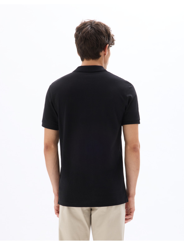 Celio Črna moška polo majica Celio Teone