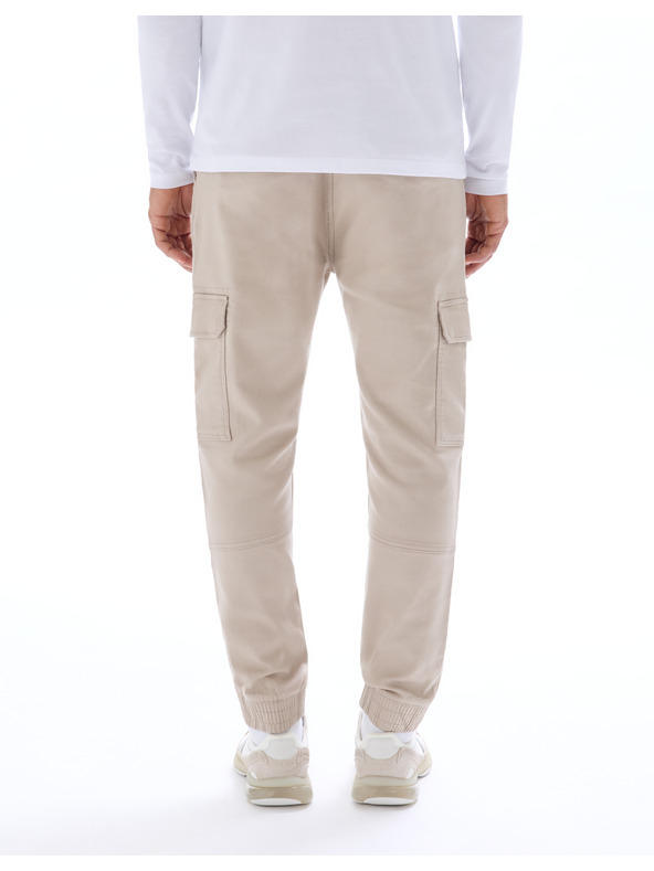 Celio Bež moške tovorne hlače Celio Cokit4