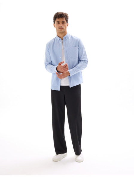 Celio Svetlomodra moška bombažna majica Celio Daxford