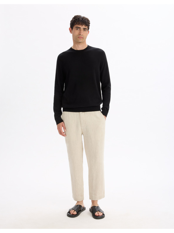 Celio Moški črni pulover Celio Decoton