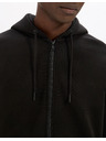 Celio Črna moška osnovna jopa s kapuco Celio Fethree