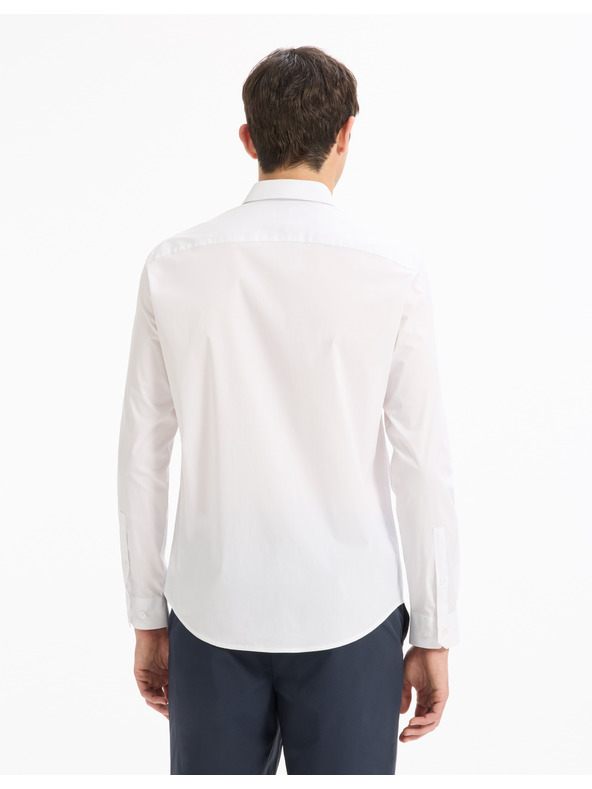 Celio Bela moška majica Celio Masantalrg