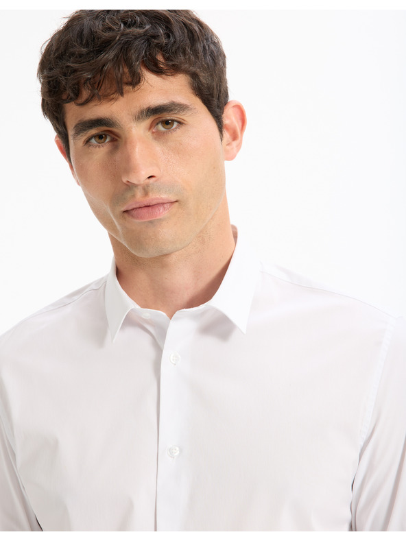 Celio Bela moška majica Celio Masantalrg