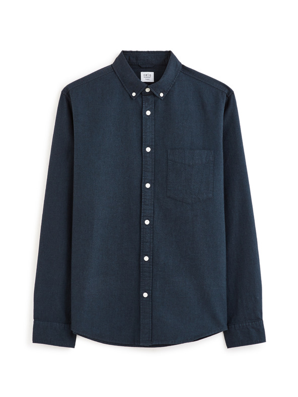 Celio Temno modra moška srajca Celio Daxford