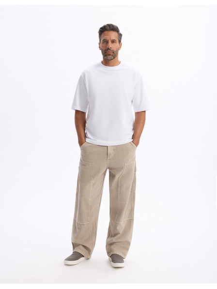 Celio Bela moška majica Celio Gehem