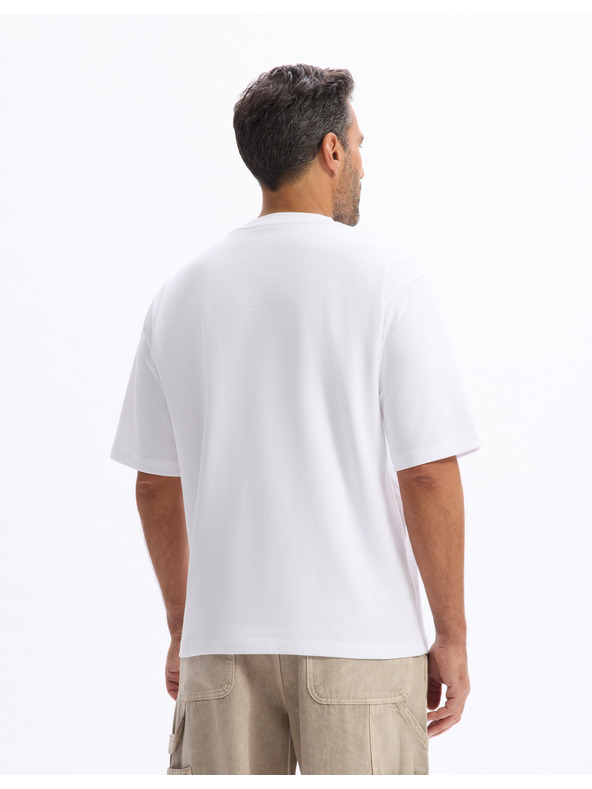 Celio Bela moška majica Celio Gehem