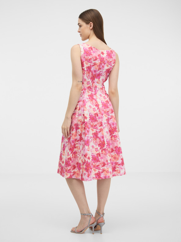 Orsay Roza ženska cvetlična obleka ORSAY