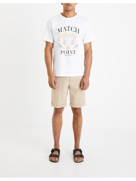 Celio Bež Moške kratke hlače Celio Doevanbm