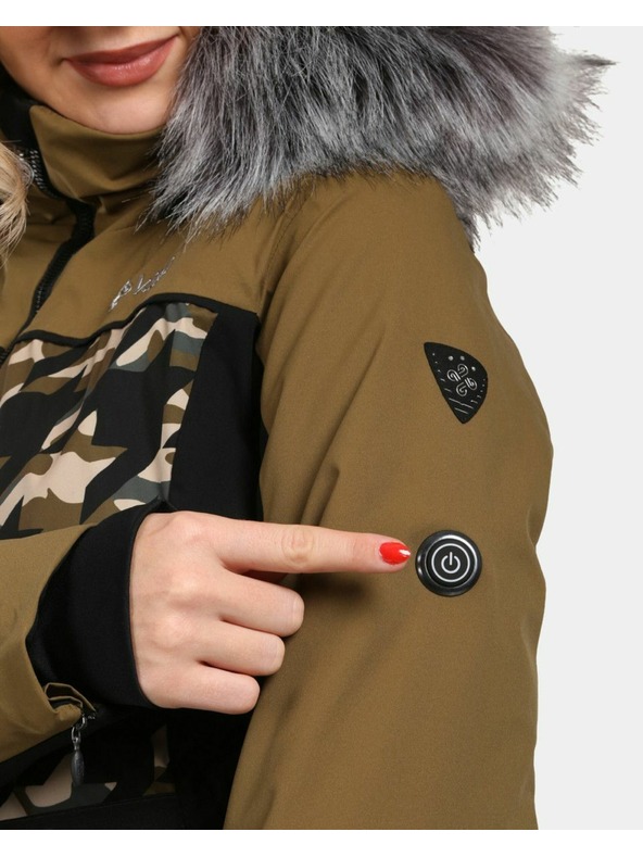 Kilpi Ženska smučarska jakna Kilpi CLAIR-W Khaki