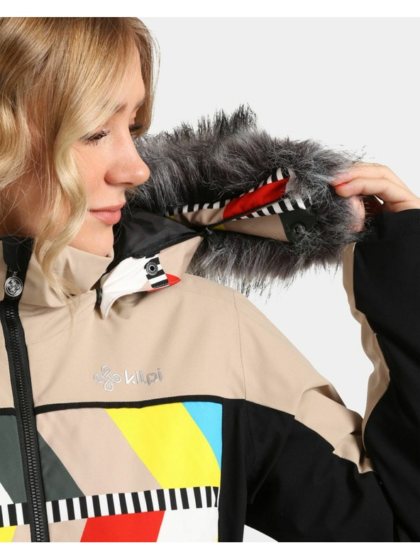 Kilpi Kilpi CLAIR-W Ženska smučarska jakna Beige