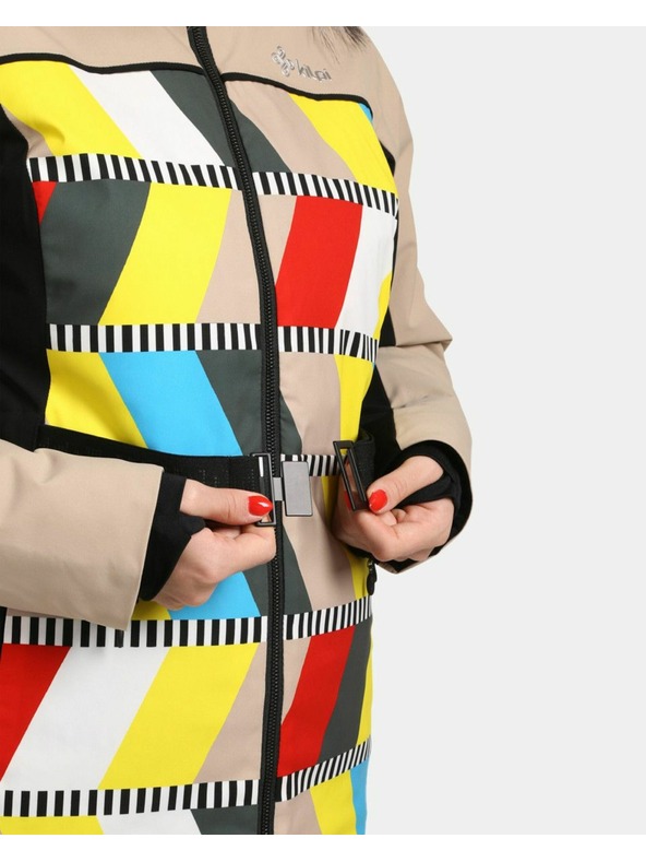 Kilpi Kilpi CLAIR-W Ženska smučarska jakna Beige