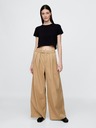 GAP Nagubane keperjeve khaki hlače High Rise wide-leg GAP