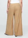 GAP Nagubane keperjeve khaki hlače High Rise wide-leg GAP