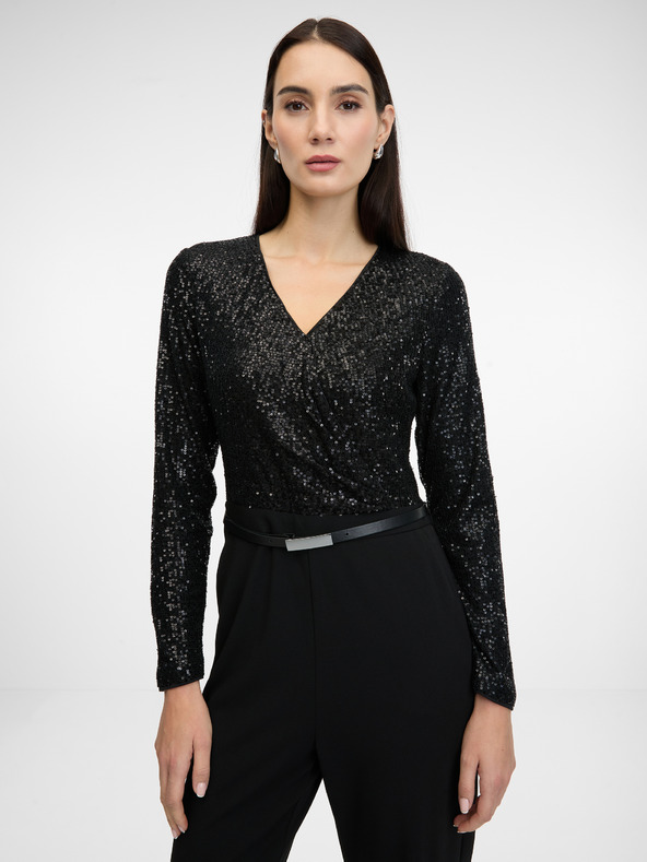 Orsay Črni ženski kombinezon ORSAY