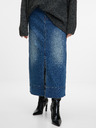 Orsay Temno modro žensko maksi krilo iz denima ORSAY