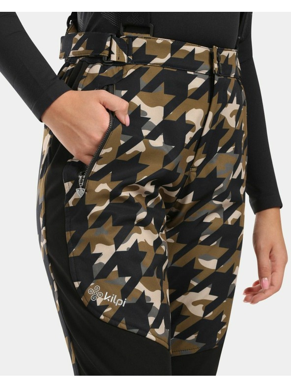 Kilpi Ženske softshell smučarske hlače Kilpi TORIEN-W Khaki
