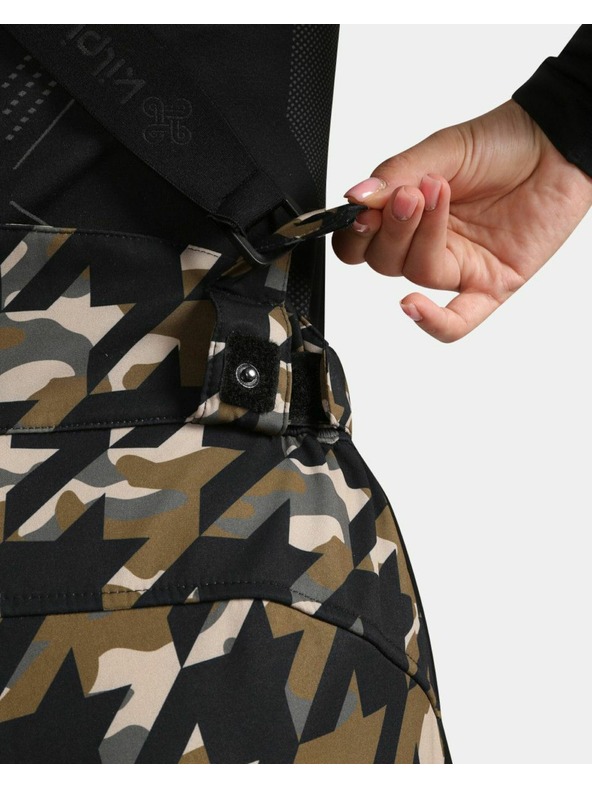 Kilpi Ženske softshell smučarske hlače Kilpi TORIEN-W Khaki