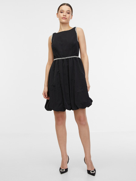 Orsay Črna ženska obleka ORSAY