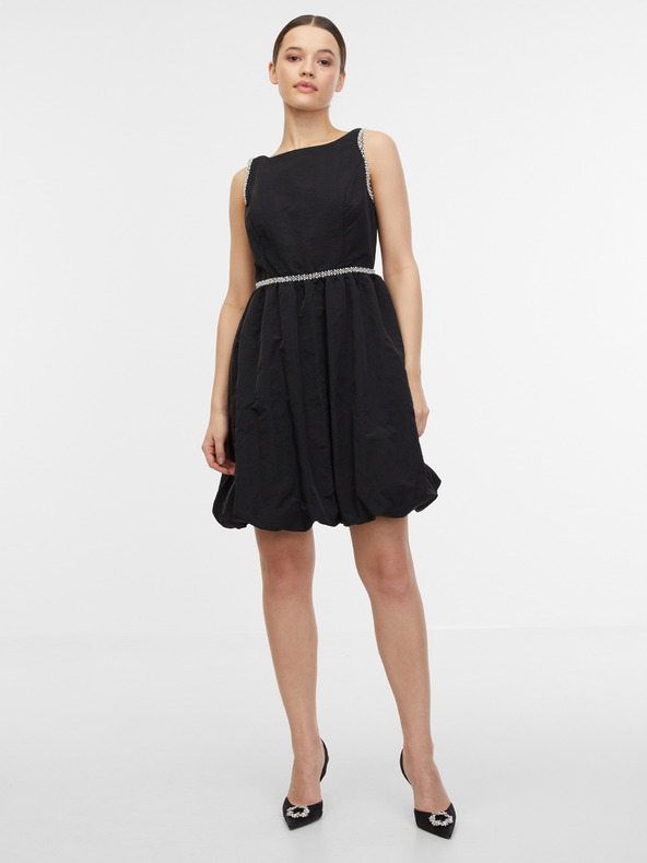 Orsay Črna ženska obleka ORSAY