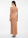 Orsay Svetlo rjava ženska maxi obleka ORSAY