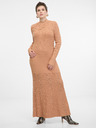 Orsay Svetlo rjava ženska maxi obleka ORSAY