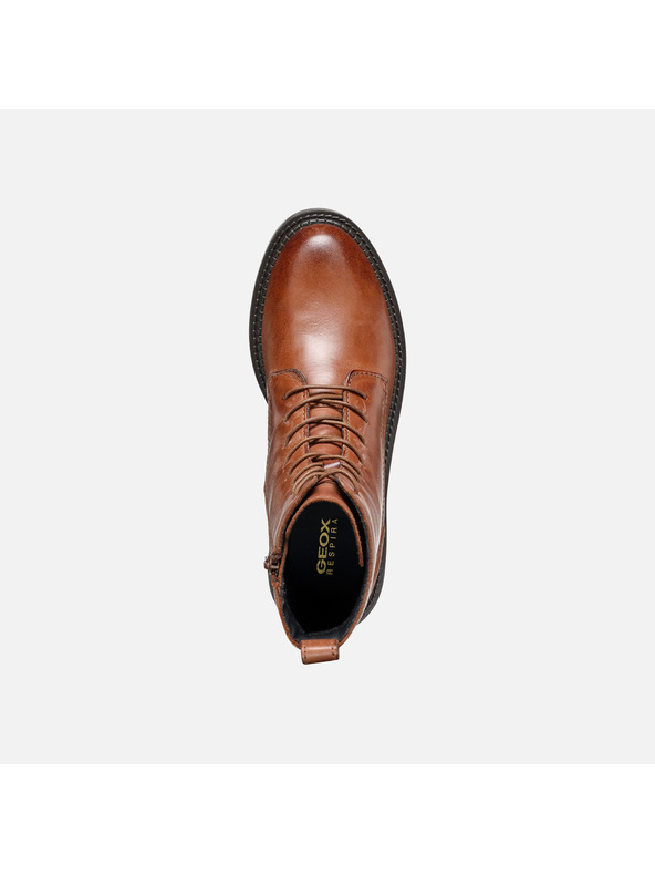 Geox Svetlo rjava ženska gležnjarska obutev Geox Serilda