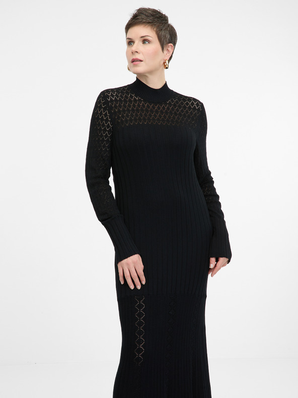 Orsay Črna ženska maksi obleka ORSAY