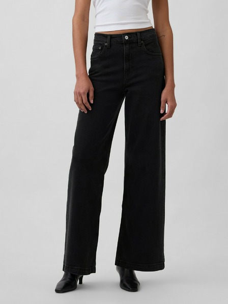 GAP Gap High Rise Stride Wide Jeans