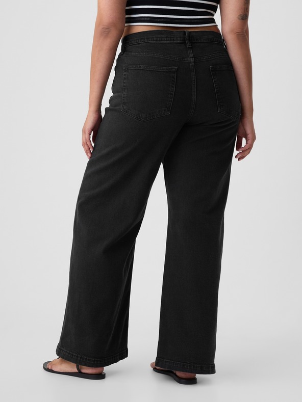 GAP Gap High Rise Stride Wide Jeans