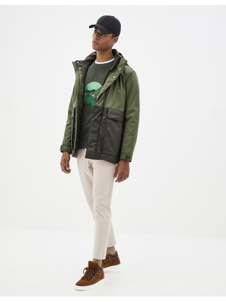 Celio Temno zelena jakna Celio Supheatgum