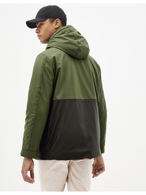 Celio Temno zelena jakna Celio Supheatgum