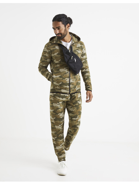 Celio Kaki vzorčaste trenirke Celio Vojogyoke