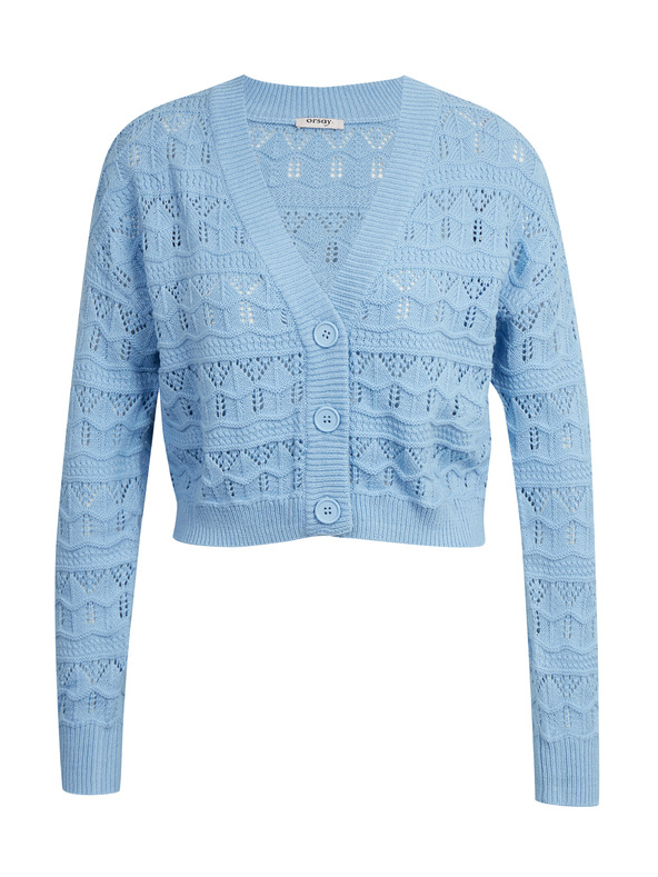 Orsay Svetlo moder ženski vzorčast kardigan ORSAY