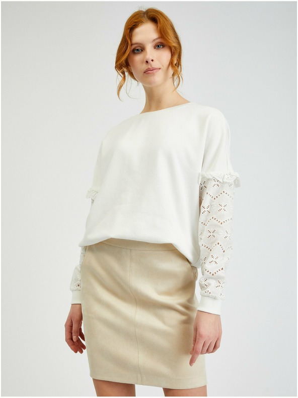 Orsay Bež žensko krilo iz semiša ORSAY