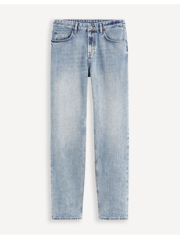 Celio Svetlo modre moške kavbojke Celio C15 ravnega kroja Dostraight