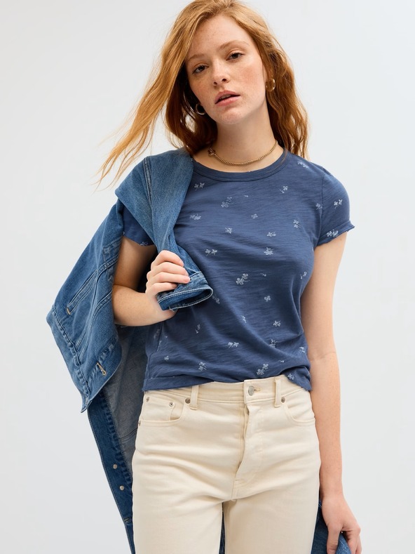 GAP Vzorčasta majica GAP