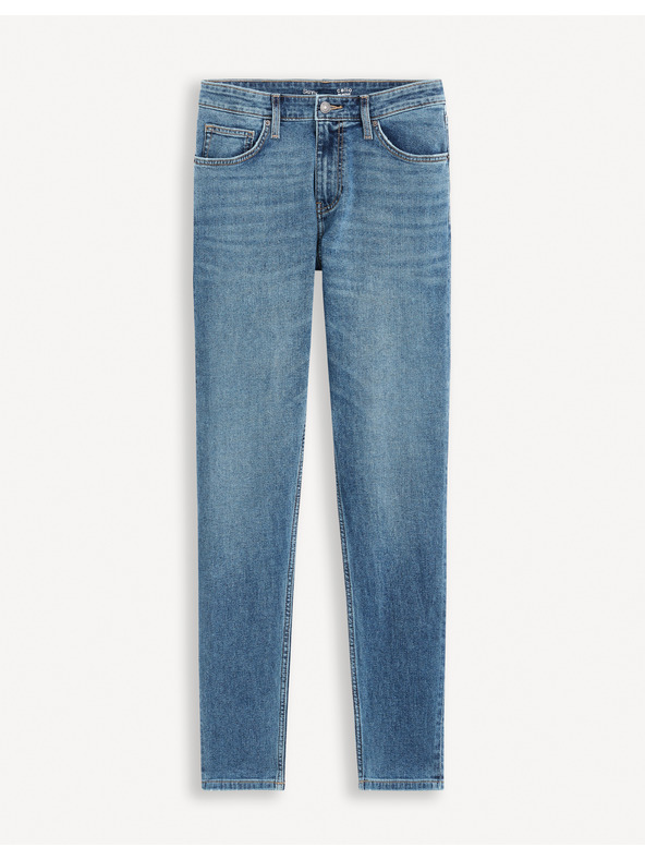Celio Modre oprijete kavbojke Celio Foskinny