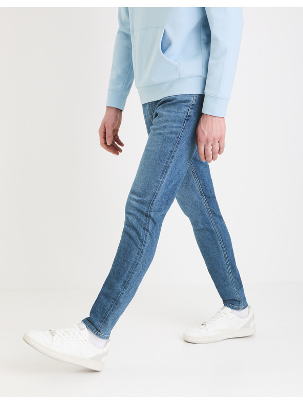 Celio Modre oprijete kavbojke Celio Foskinny