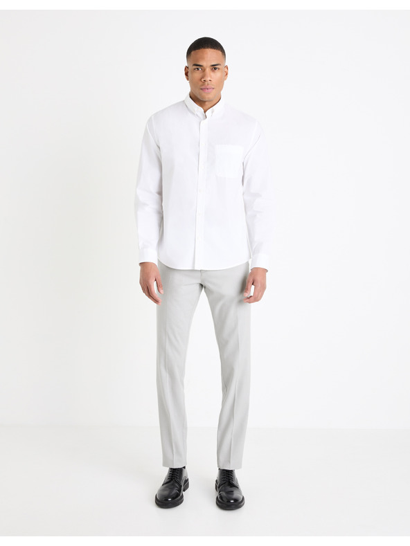 Celio Bela moška majica Celio Gaopur