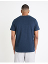 Celio Temno modra moška osnovna majica Celio Genperle