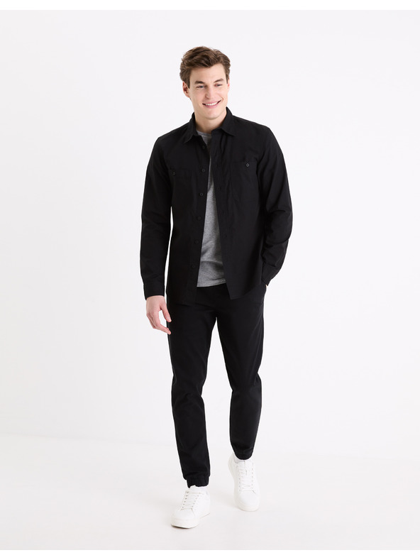 Celio Črna moška majica Celio Gagusti2