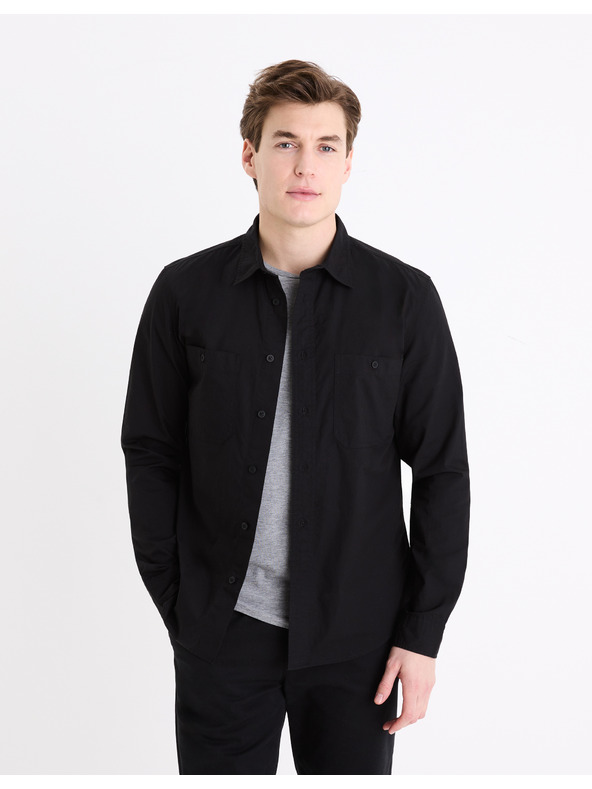 Celio Črna moška majica Celio Gagusti2