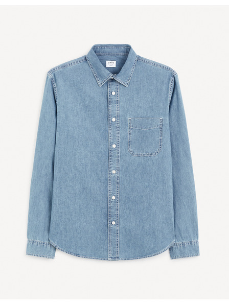 Celio Modra moška majica iz džinsa Celio Gagusti1