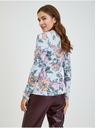 Orsay Svetlo siva ženska cvetlična majica ORSAY