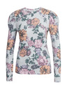 Orsay Svetlo siva ženska cvetlična majica ORSAY