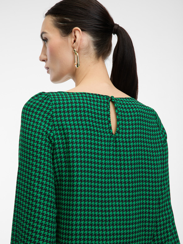 Orsay Zelena ženska vzorčasta bluza ORSAY