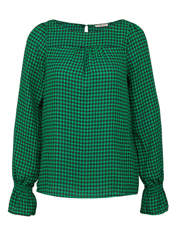 Orsay Zelena ženska vzorčasta bluza ORSAY