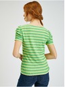 Orsay Rumeno-zelena ženska črtasta majica ORSAY