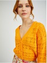 Orsay Oranžen ženski vzorčast kardigan ORSAY