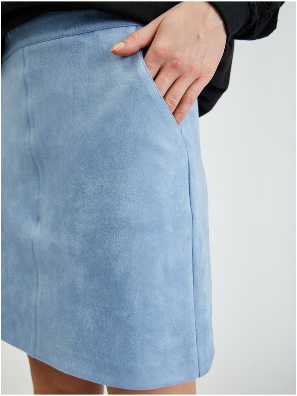 Orsay Svetlo modro žensko krilo iz semiša ORSAY